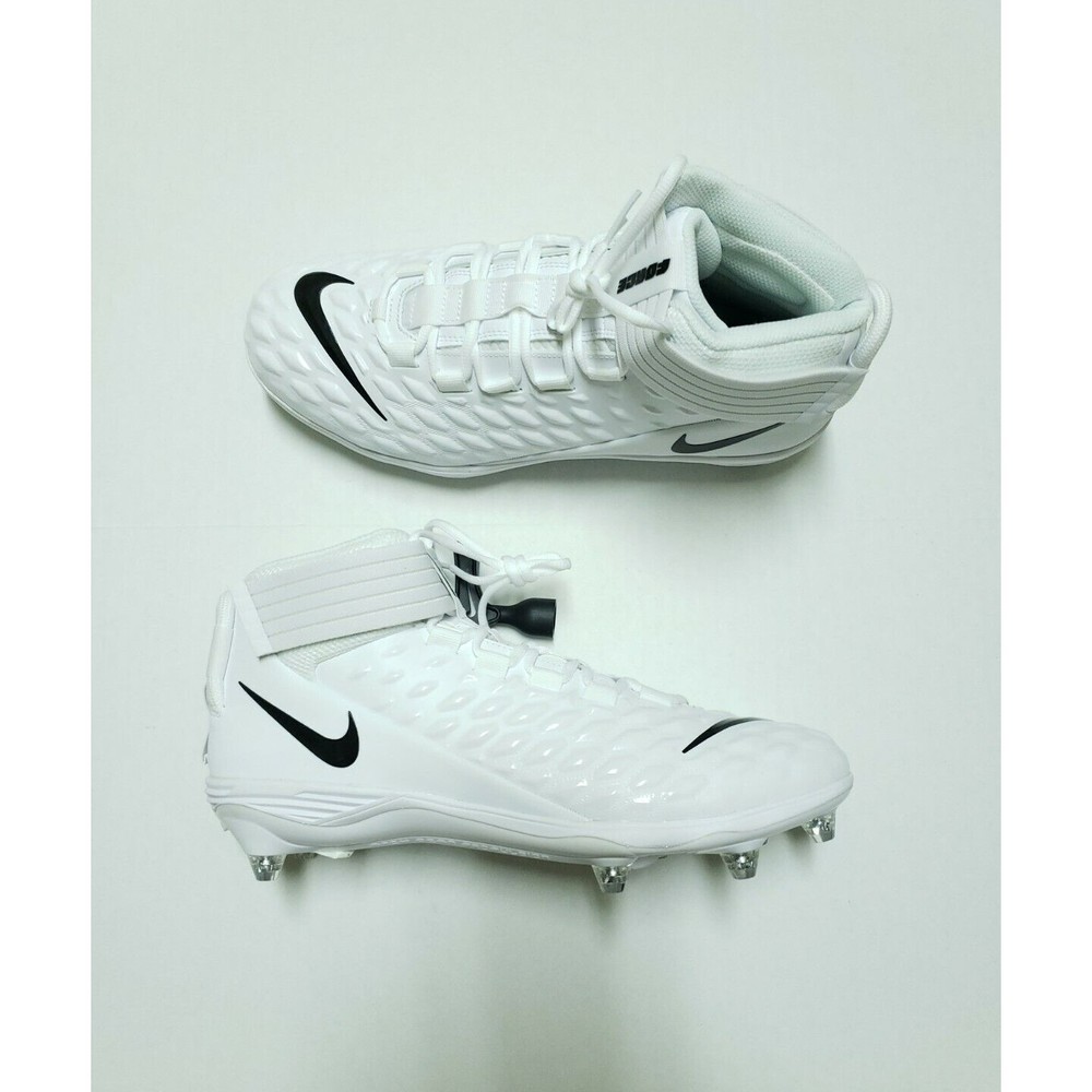Nike Force Savage Pro 2 Detachable Football Cleats White BV3981 100 Men's Sz 12